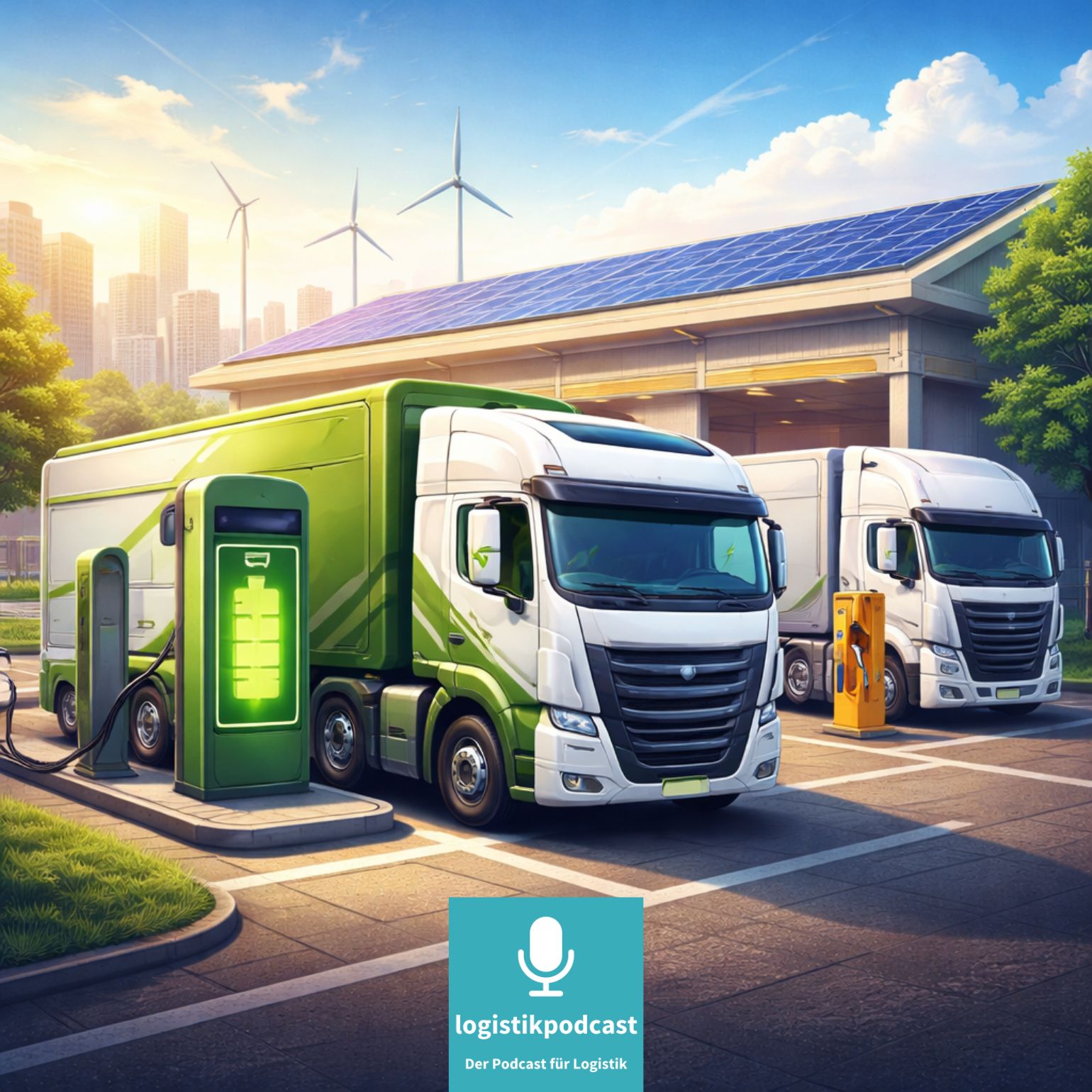 319 E-LKW versus Diesel LKW